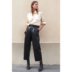 MUUL Seoul Vegan Leather Pants Small